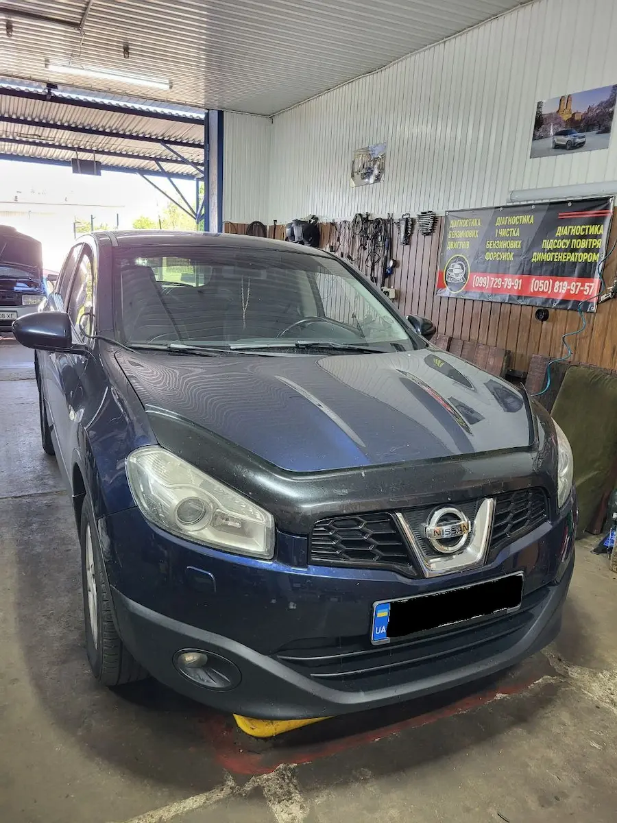 Встановлення ГБО на NISSAN QASHQAI ЗАГАЛЬН ВИГЛЯД ПЕРЕД